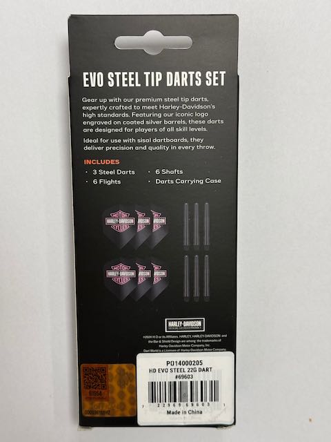 Dart World - Harley-Davidson Evo Darts - Steel Tip *new