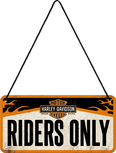 Nostalgic - Harley-Davidson HANGING SIGN 10x20