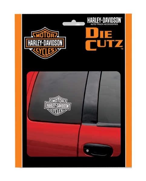 Chroma - H-D White Bar & Shield Die Cutz Decal