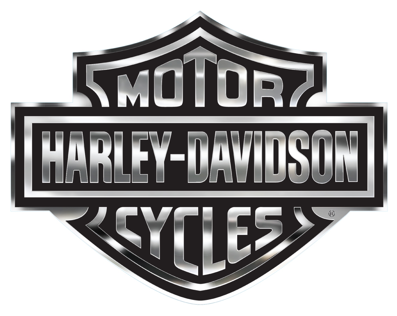 Chroma - H-D Extra Large Graphic Bar & Shield Chrome