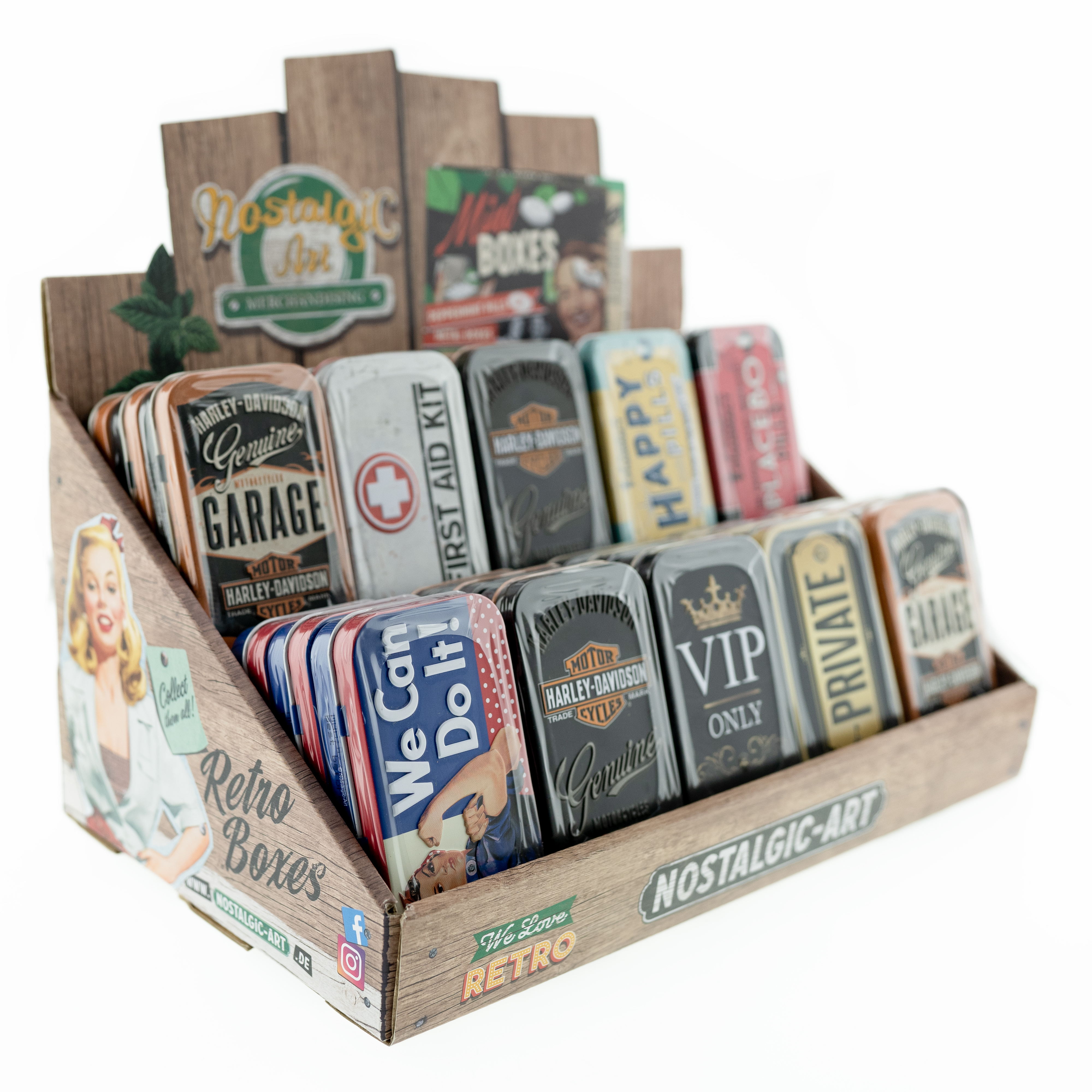 Nostalgic Art - XL Mint Display > with 30 XL Mints