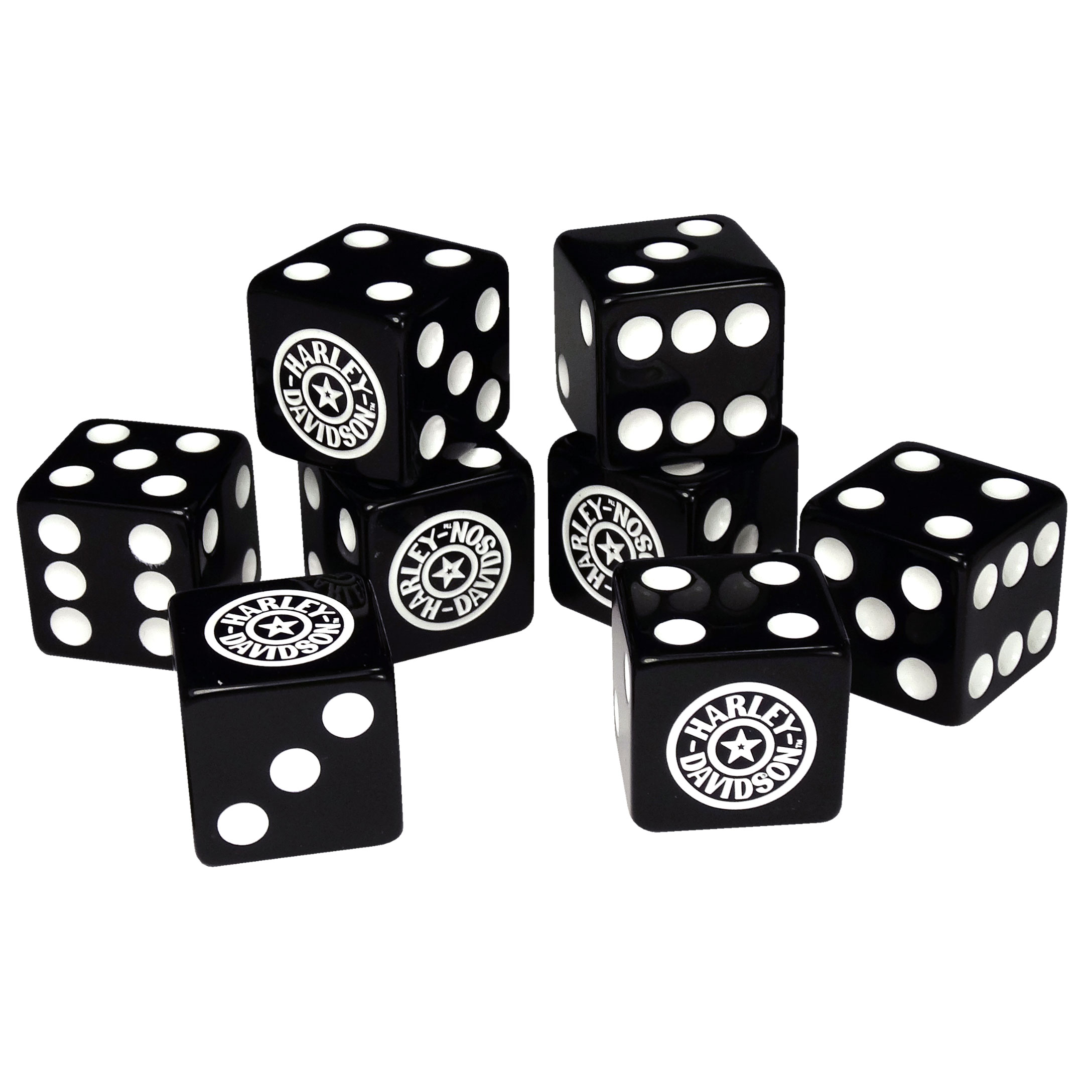 Dart World - H-D Fatboy Block of Black Dice / large