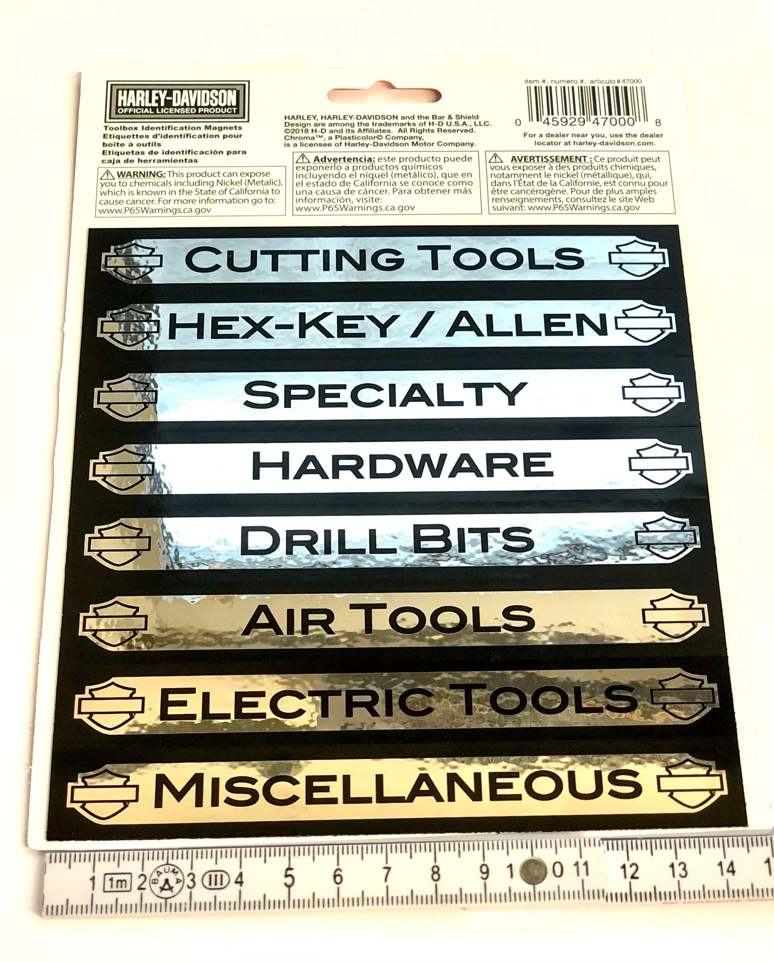 Chroma - Harley Tool Box Magnetix 16er Set Kit - 6 pieces