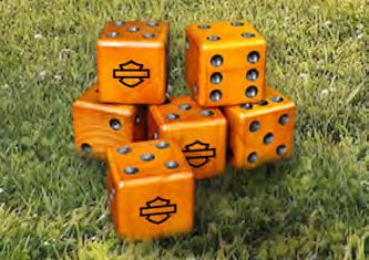 Dart World - H-D XL LAWN DICE (6 pcs)