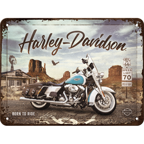 Nostalgic - Harley-Davidson Route 66 Road King Classic 15x20