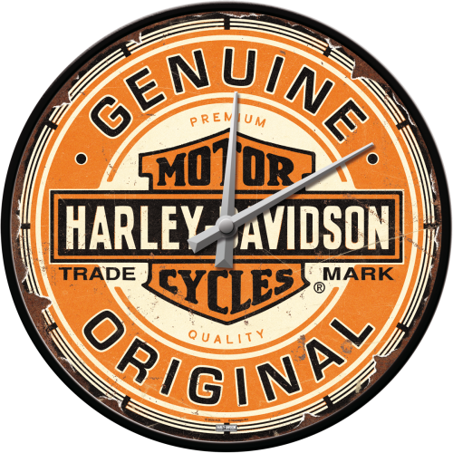 Nostalgic - Harley Davidson Wall Clock - Genuine Original