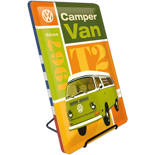 Nostalgic Art - Metal Tin Sign Stand (for 8) - empty / no products