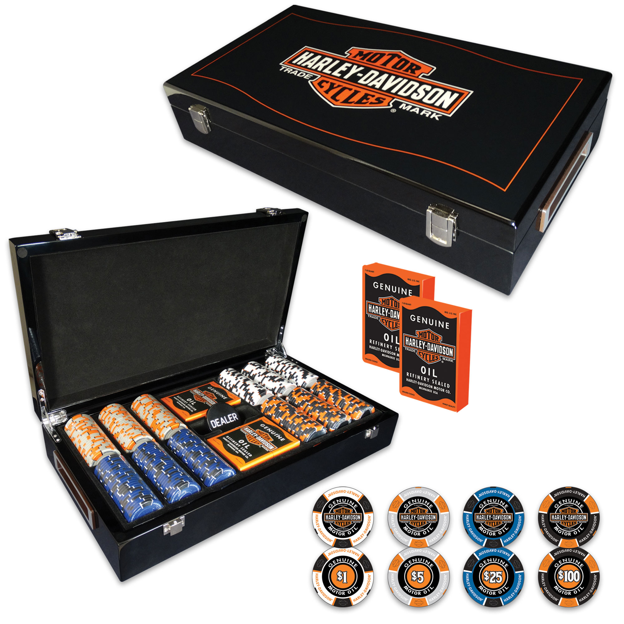 Dart World - H-D Trade Mark Poker Set