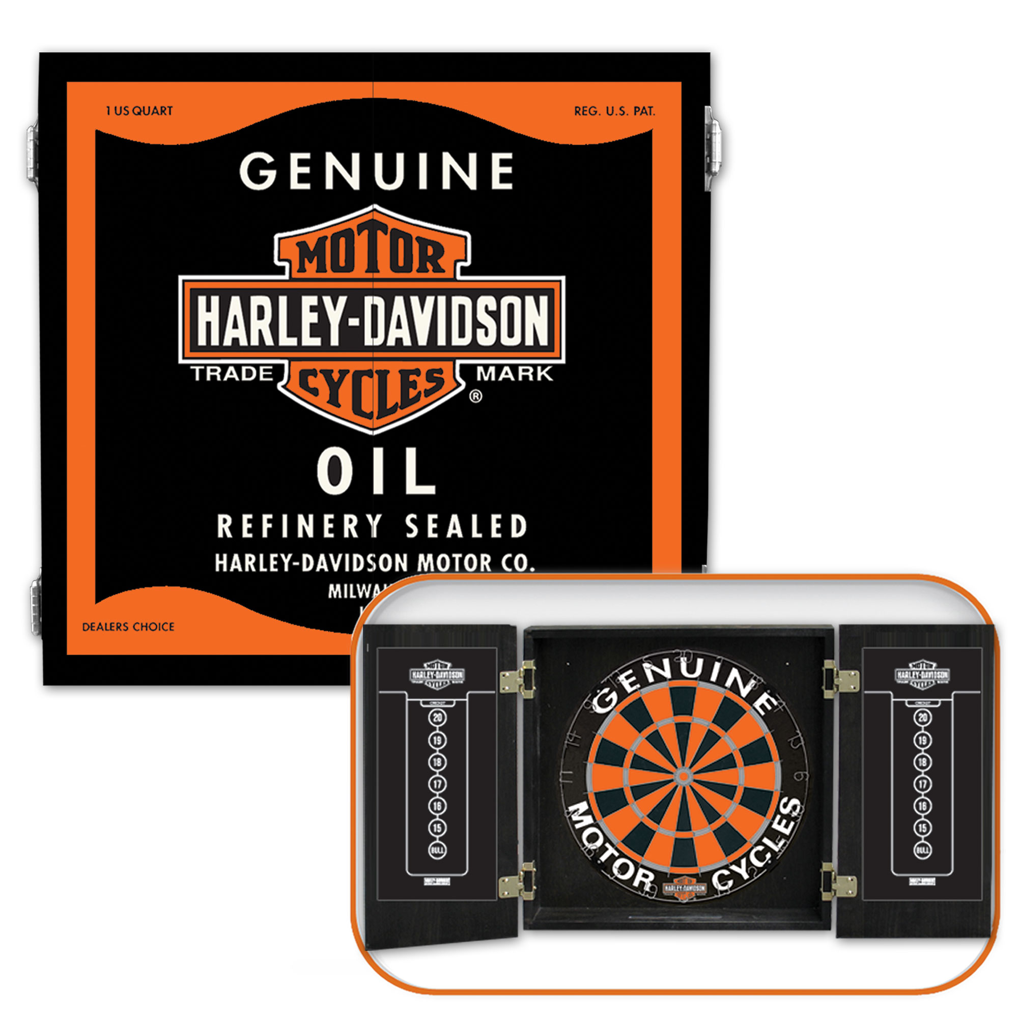 Dart World - Harley-Davidson Oil Can Dart Kit
