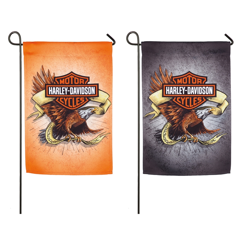 Evergreen - Suede Legendary Eagle Garden Flag - last pieces