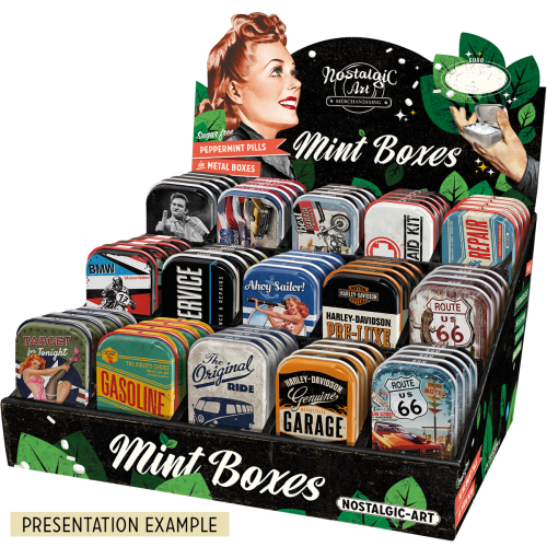 Nostalgic - Mint Boxes Paper Display + 80 Mints