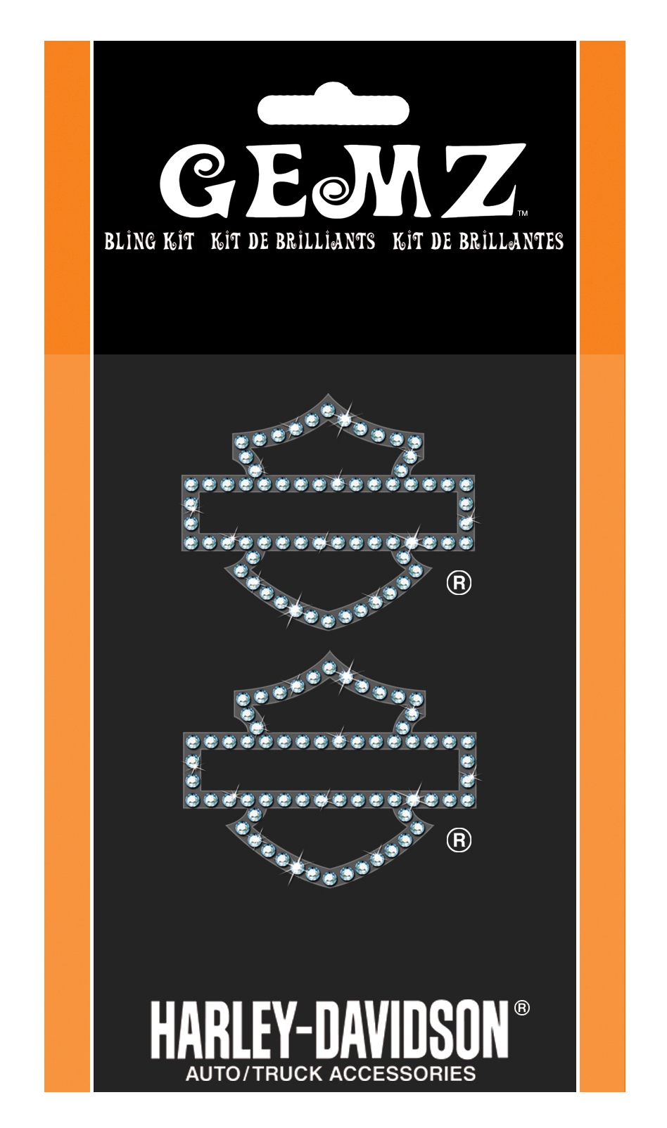 Chroma - Silhouette Bar & Shield Gemz Bling Kit
