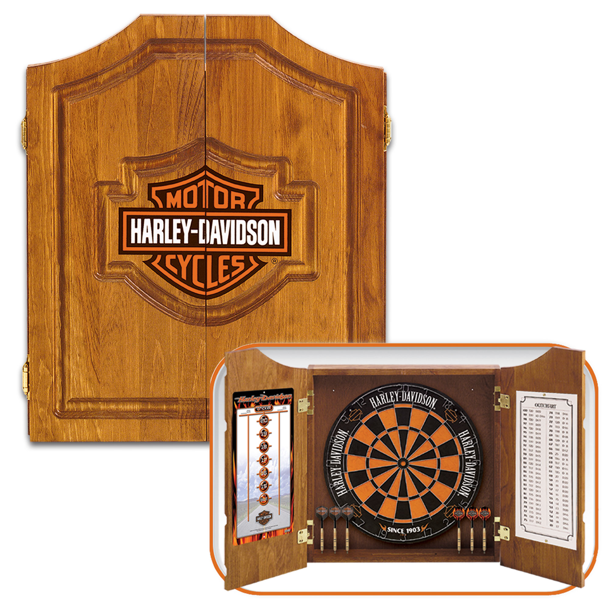 Dart World - Harley-Davidson Bar & Shield Dart Kit