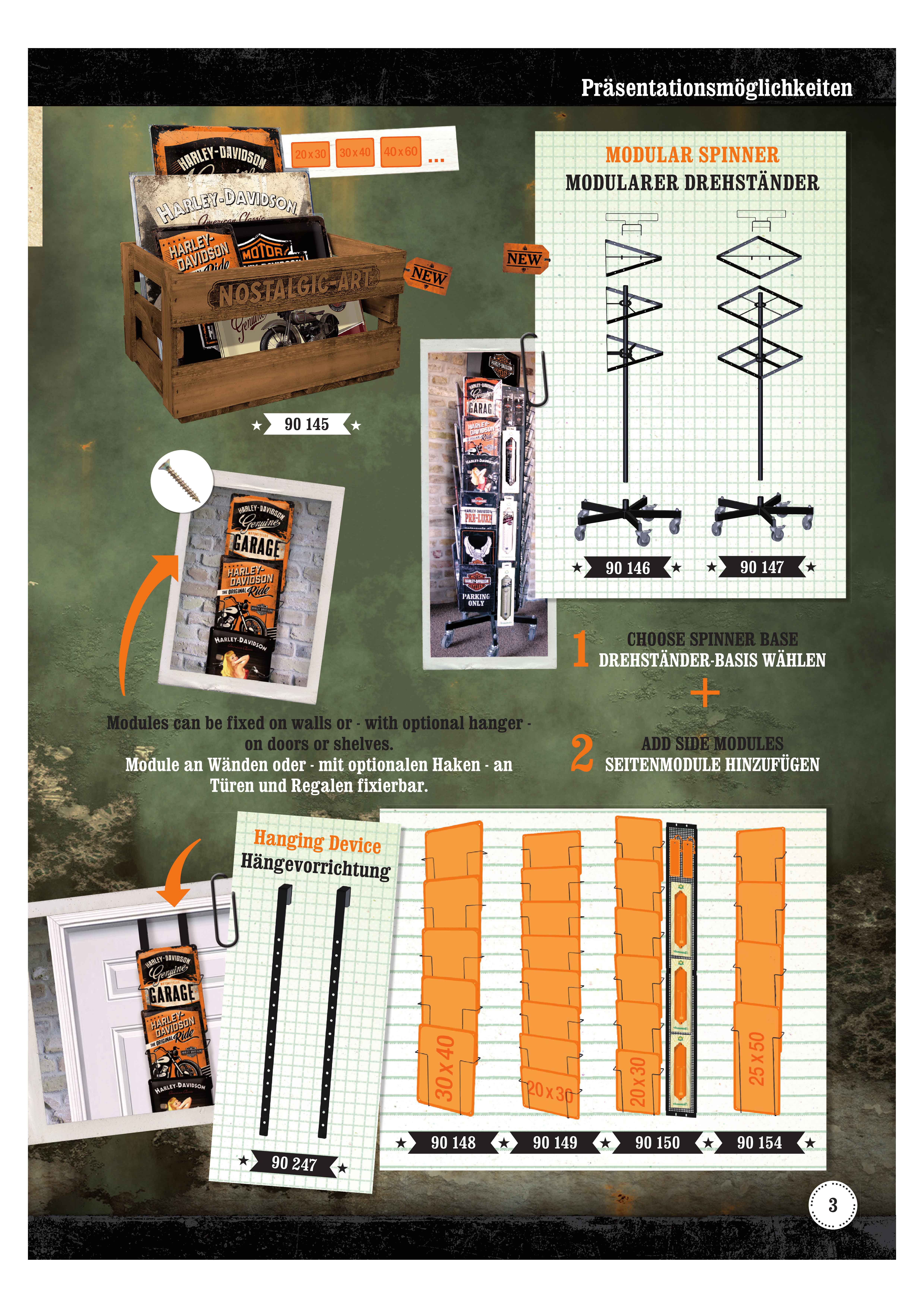 Nostalgic - 4 Side Spinner including Products