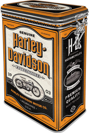 Nostalgic - H-D Genuine Motorcycles Milwaukee - Clip Top Box