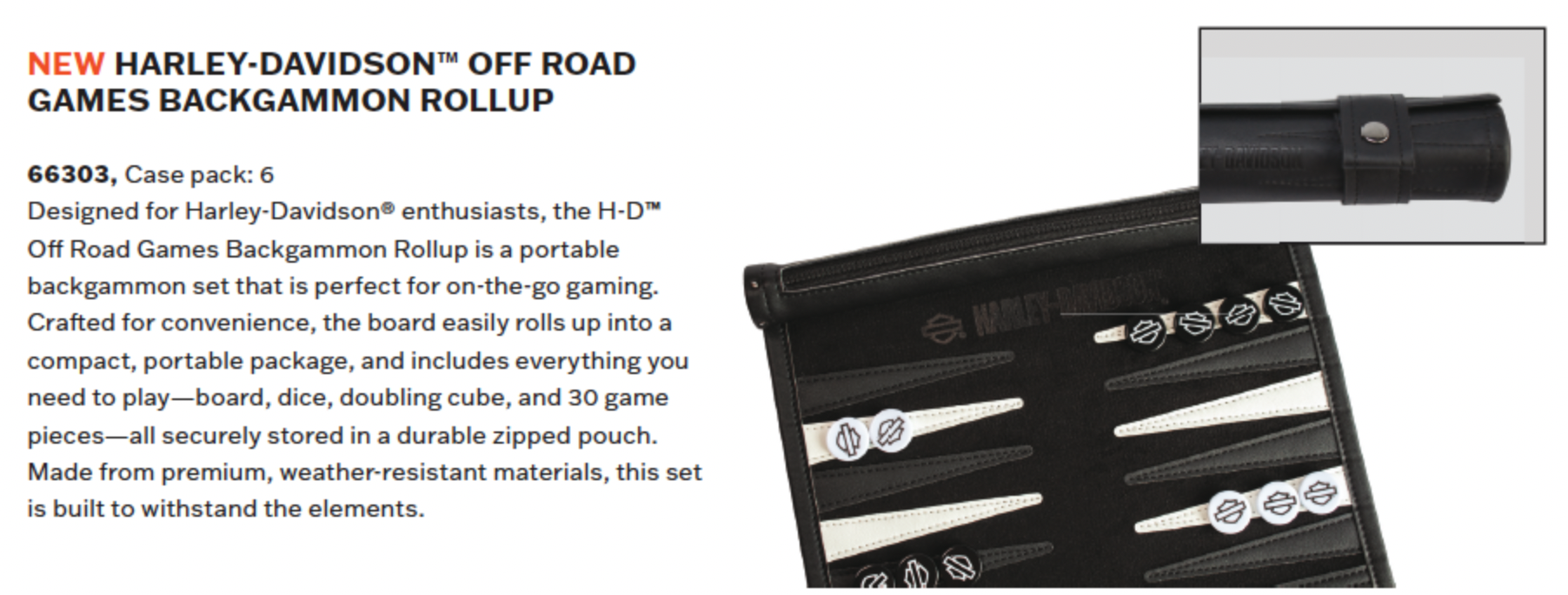 Dart World - H-D OFF ROAD GAMES BACKGAMMON ROLLUP