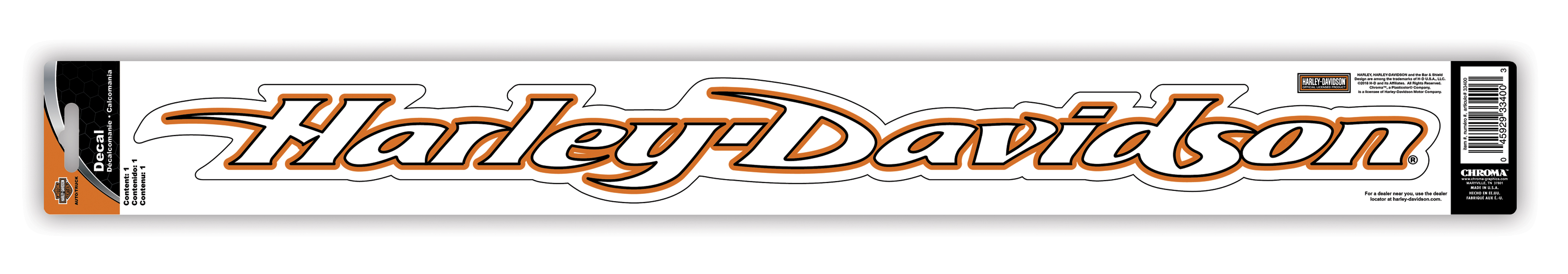 Chroma - H-D Cut to Shape Decal 55x6,5cm