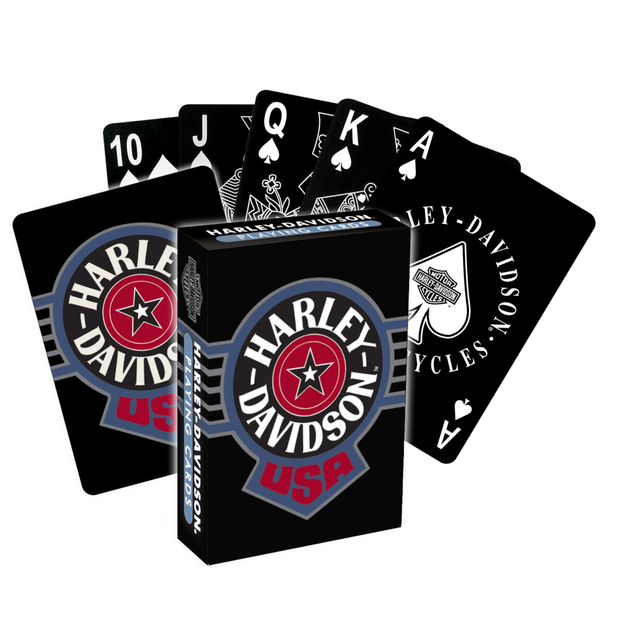 Dart World - H-D Fatboy Logo Plastic Playing Cards
