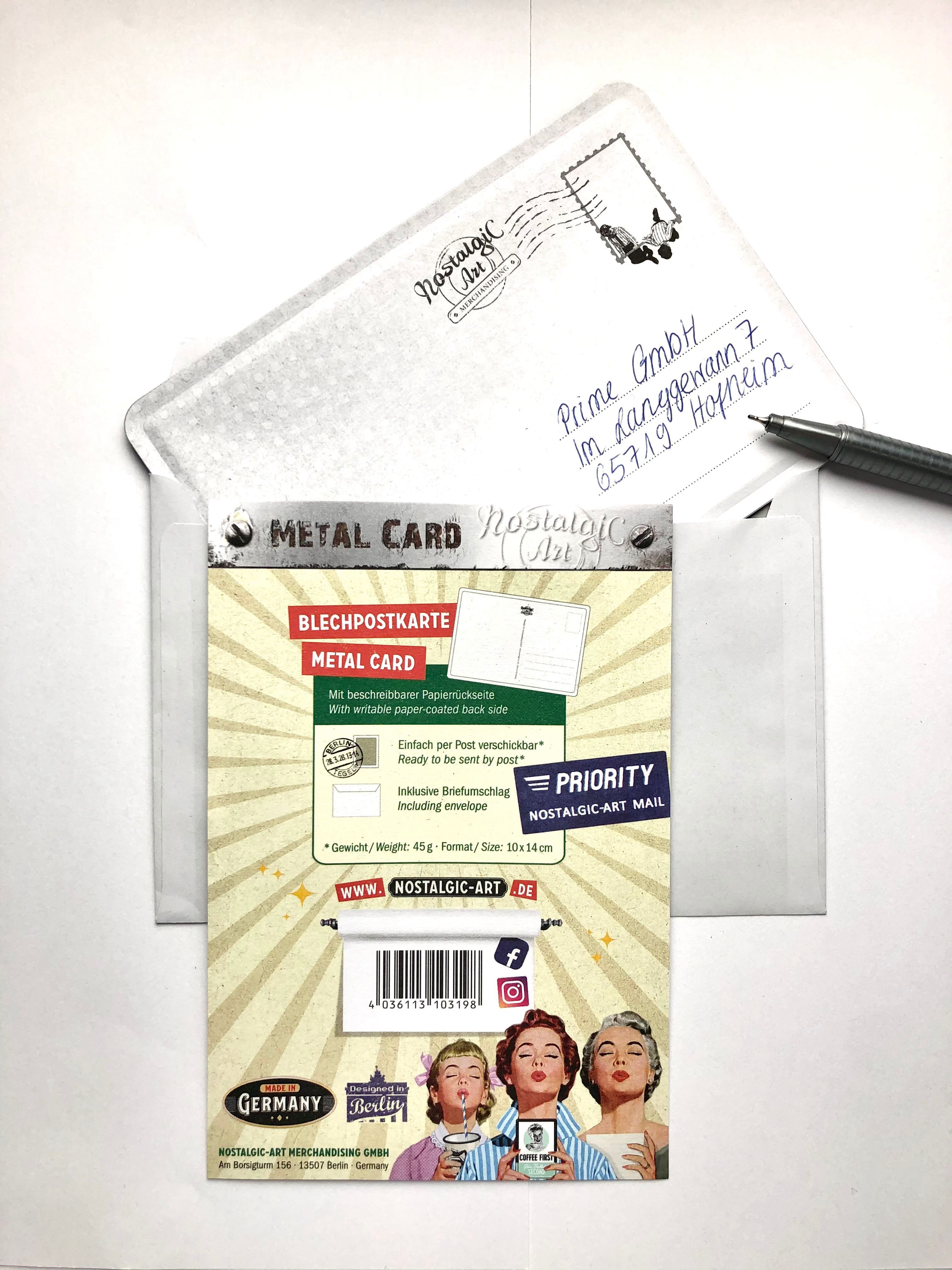 Nostalgic - H-D Postcard Things are different 10x14