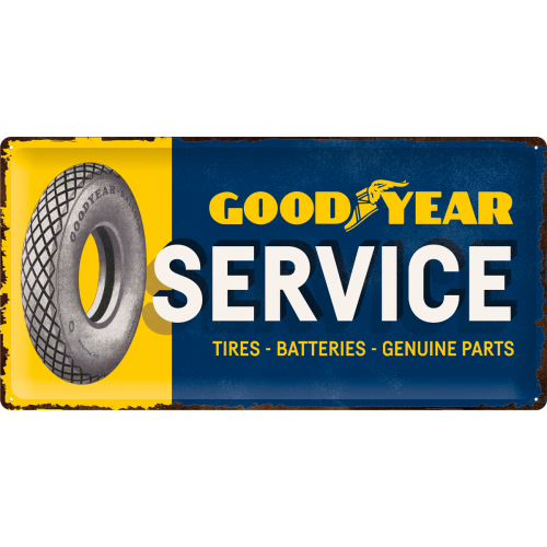 Nostalgic - Goodyear - Service - sign 25x50