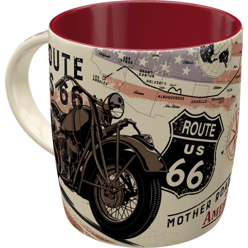 Nostalgic - Biker World - Bike Map Mug