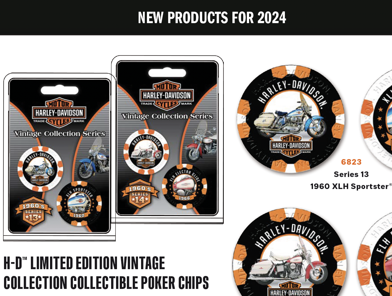 Poker Chips: H-D Vintage Collection Series Limited Edition Collectible