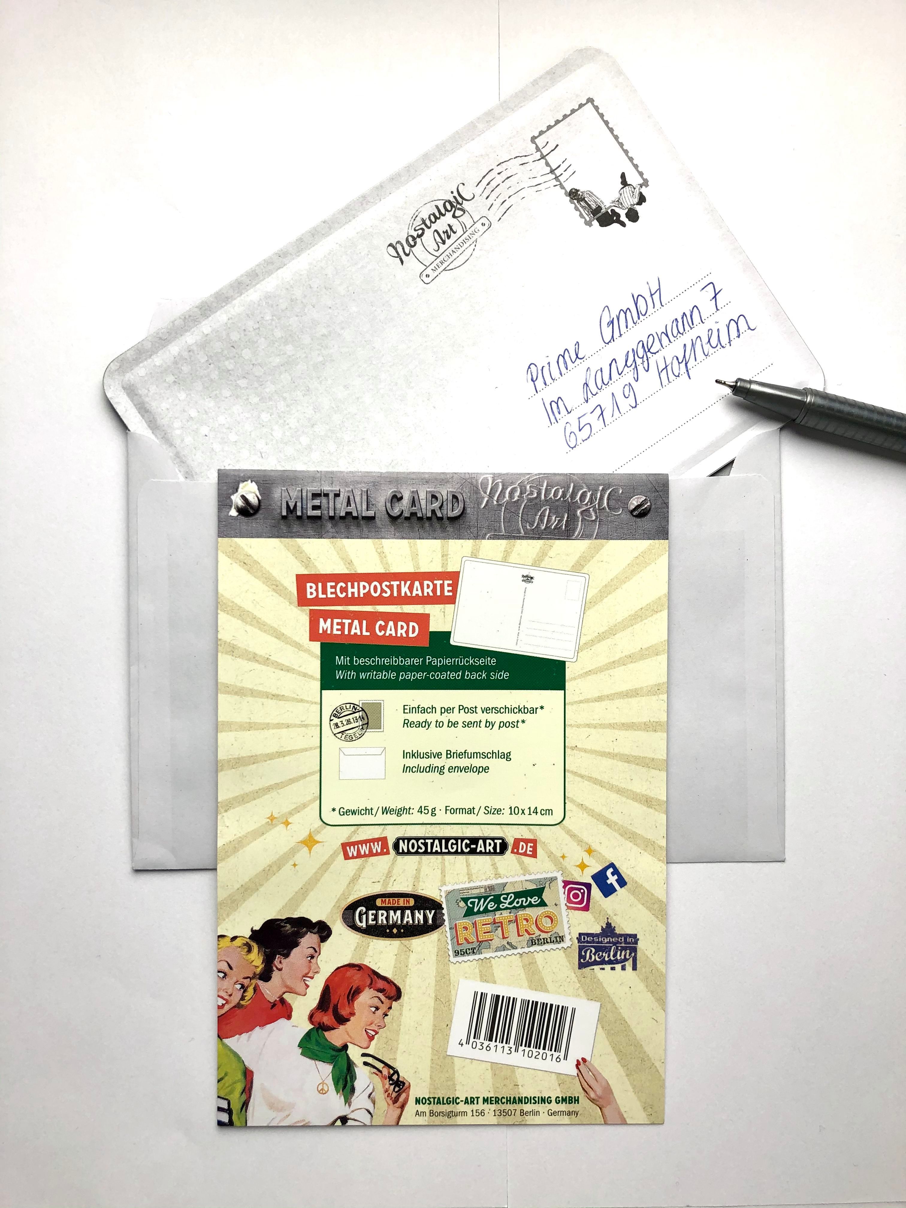 Nostalgic - Biker World - 4Route66 - 10x14 Postcard