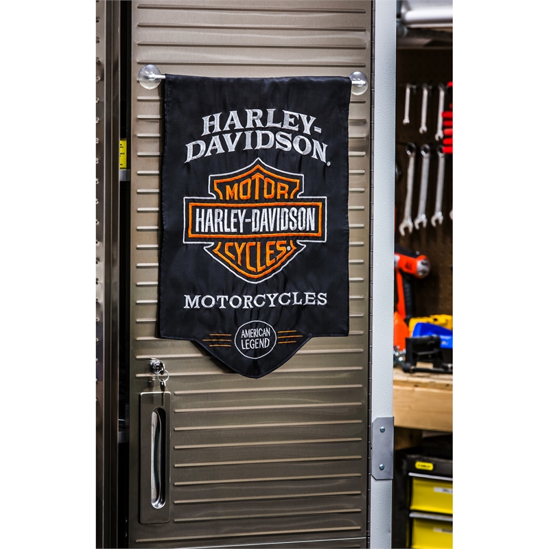 Evergreen - Sculpted  Applique Garden Flag - H-D American Legend