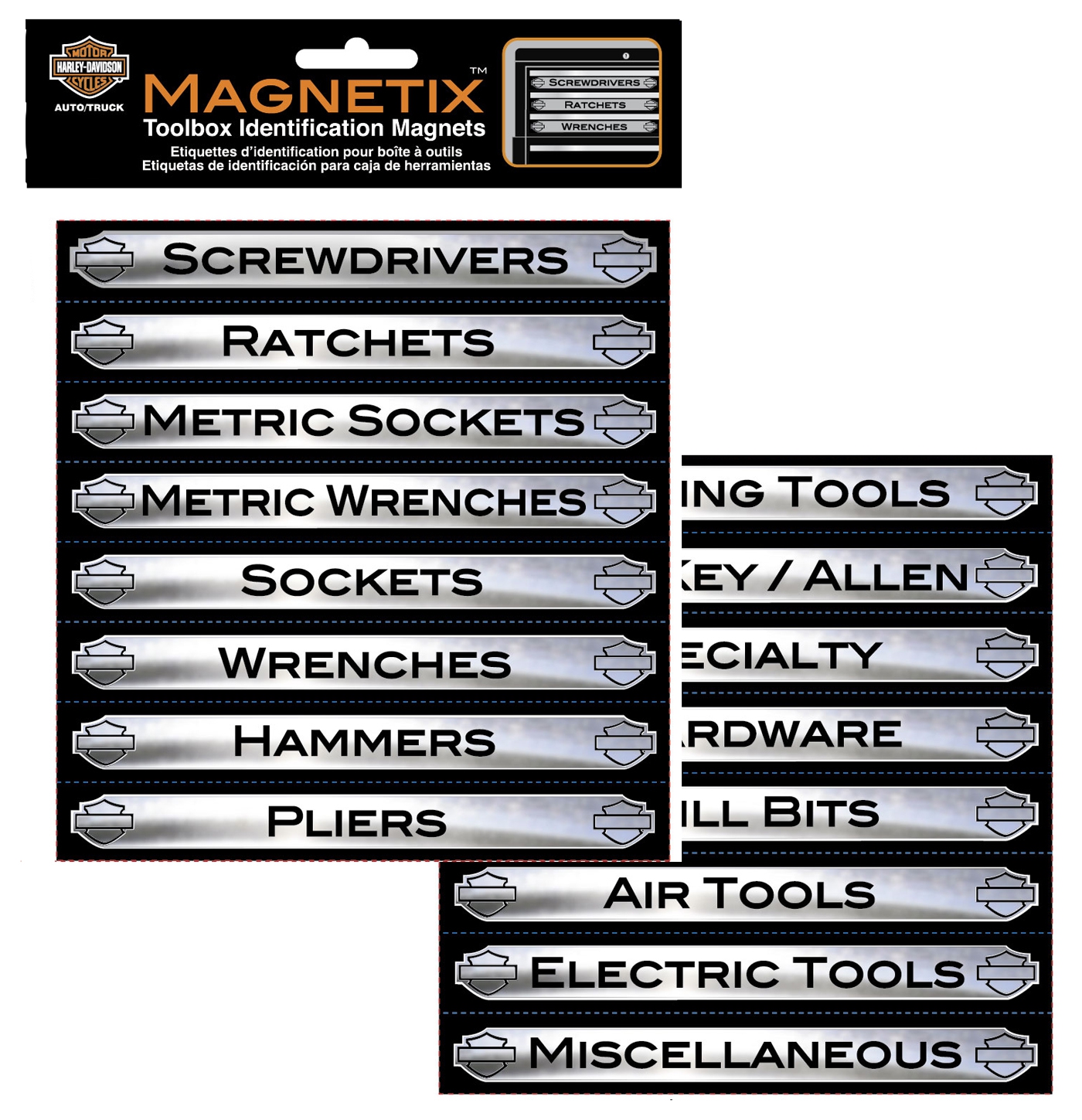 Chroma - Harley Tool Box Magnetix 16er Set Kit - 6 pieces