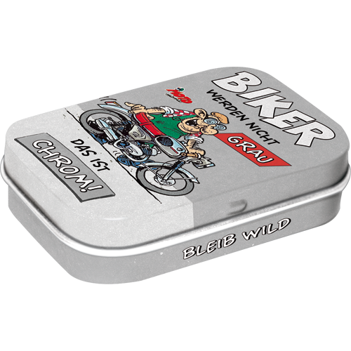 Nostalgic - MOTOmania - Graue Biker Mints
