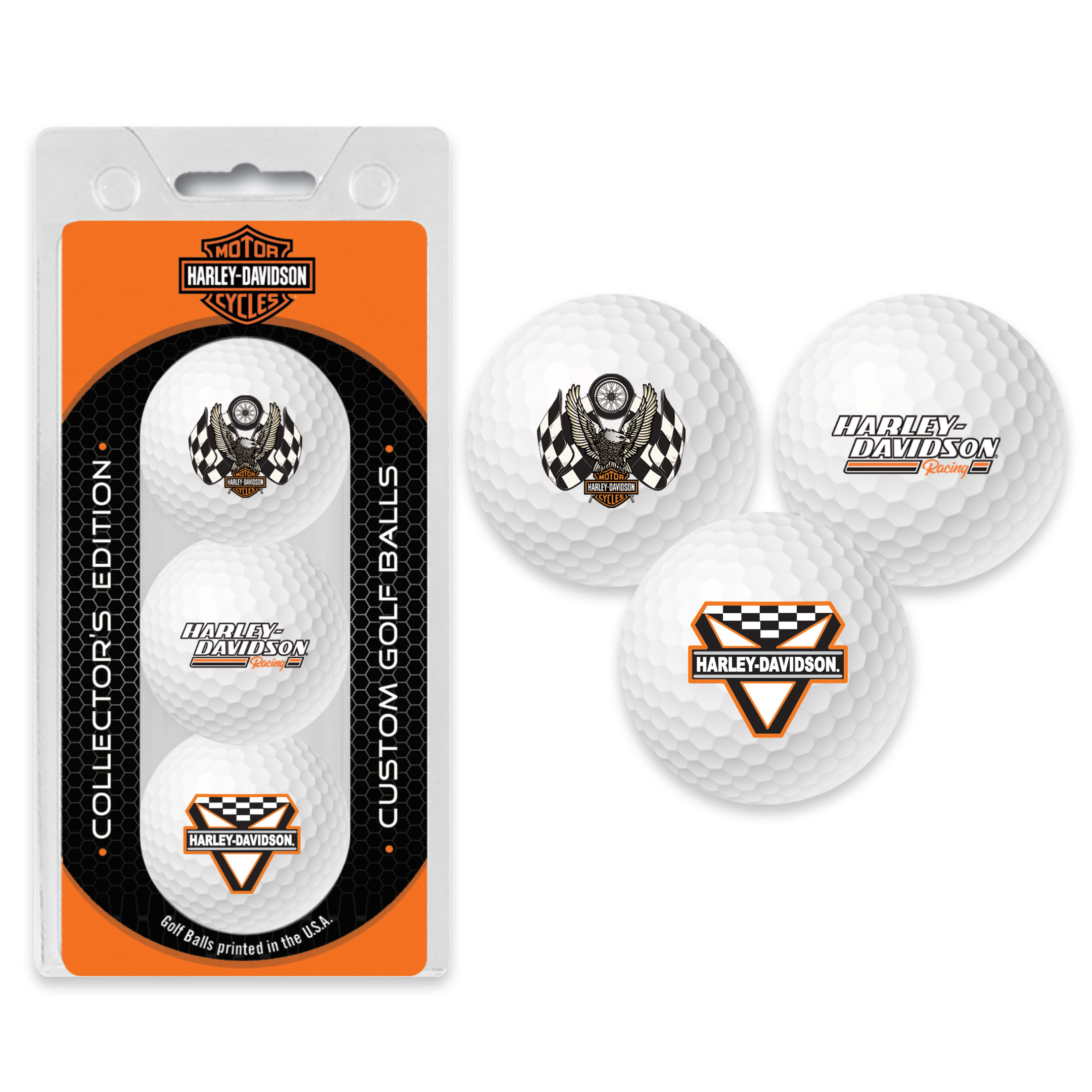 Dart World - H-D Collector's Edition Golf Ball 3 piece pack // Goal