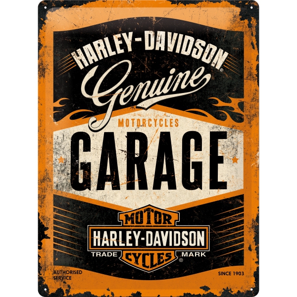 Nostalgic - Harley-Davidson Garage 30x40