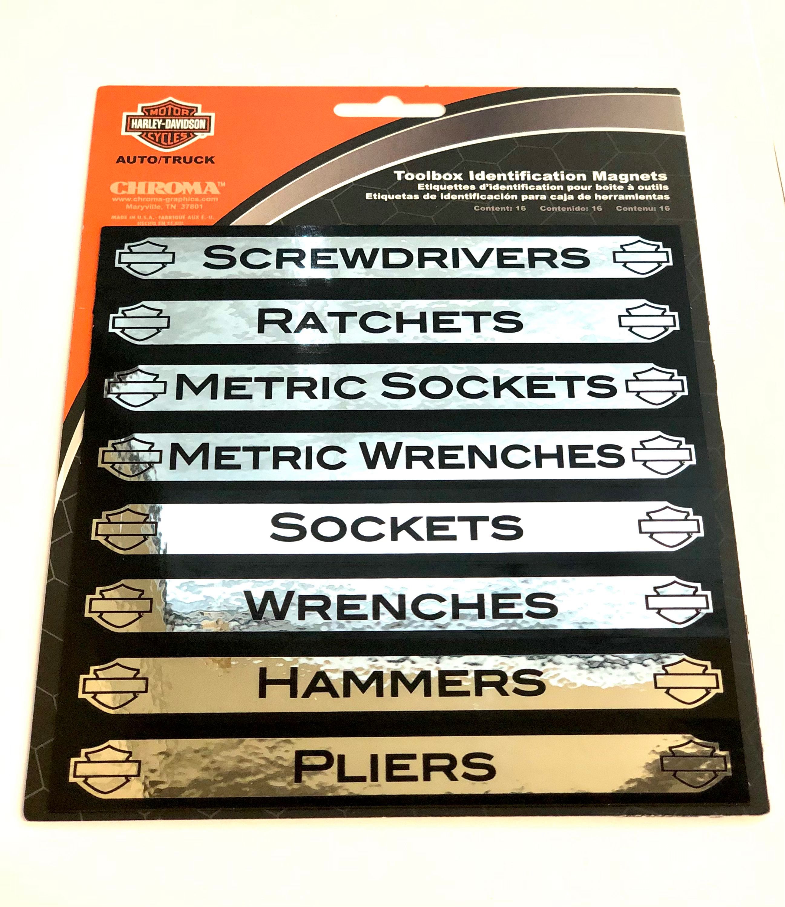 Chroma - Harley Tool Box Magnetix 16er Set Kit - 6 pieces