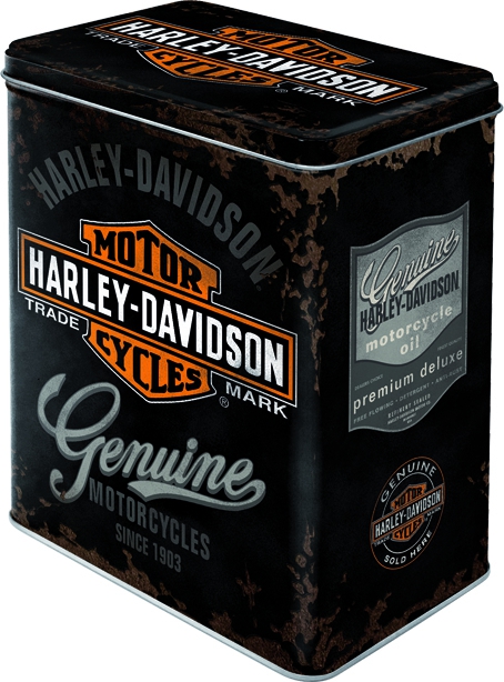 Nostalgic - Harley-Davidson Genuine Logo - Box L