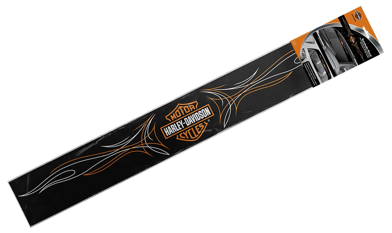 Chroma - Bar & Shield with Pinstriping Windshield Decal