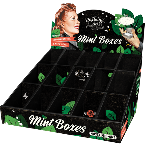 Nostalgic - Mint Boxes Paper Display + 80 Mints