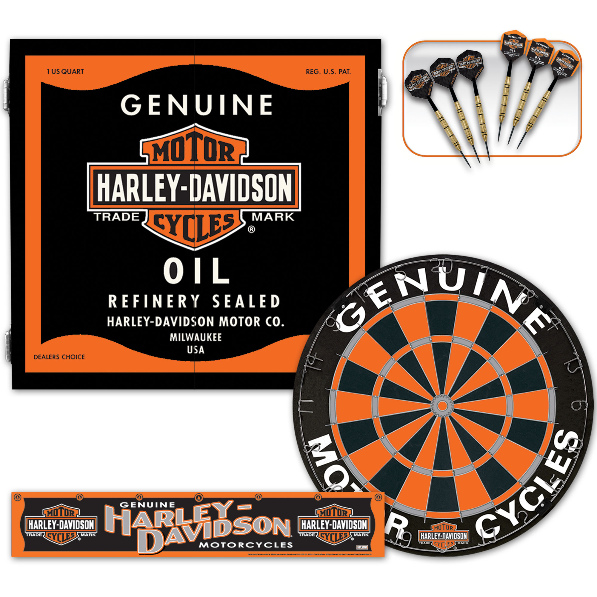 Dart World - Harley-Davidson Oil Can Dart Kit