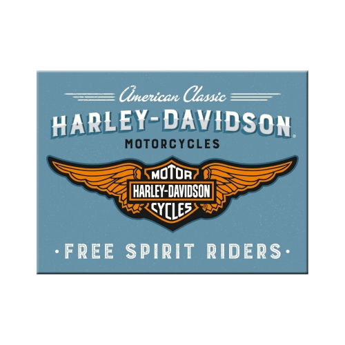 Nostalgic - Harley-Davidson Free Spirit - Magnets