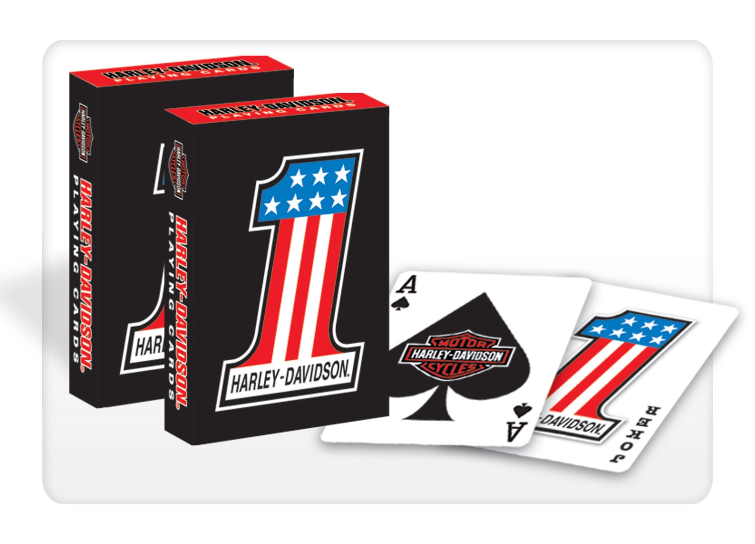 Dart World - Harley-Davidson #1 Playing Cards