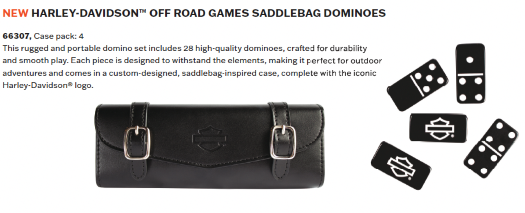 Dart World - H-D OFF ROAD GAMES SADDLEBAG DOMINOES