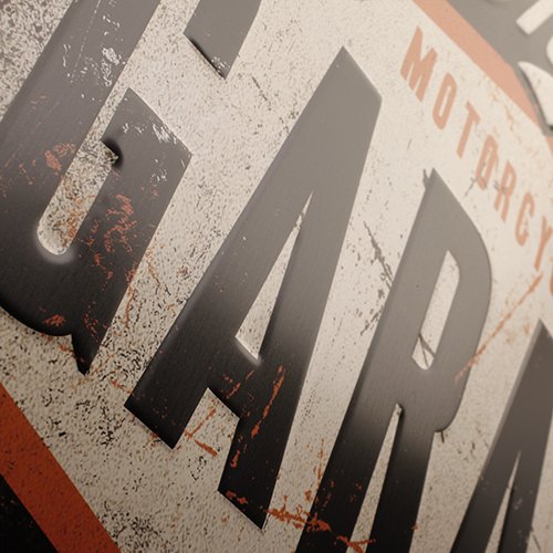 Nostalgic - Harley-Davidson Garage Tin Sign 40 x 60